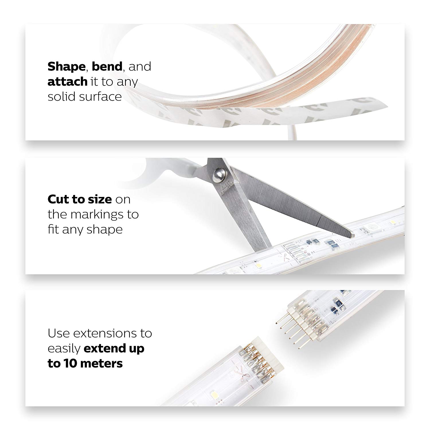 Philips Hue Lightstrip Plus v4, đèn LED dây 16 triệu màu - Ảnh 4
