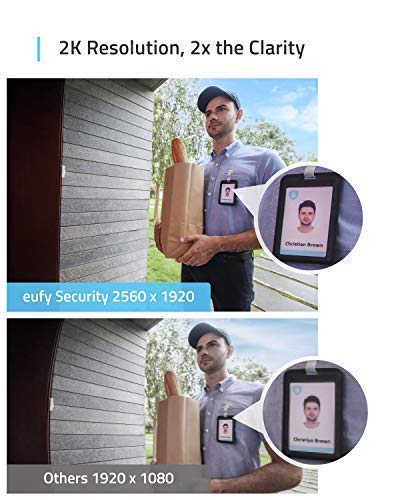 eufy Video Doorbell 2K, chuông cửa thông minh kết nối Wifi, hỗ trợ Google và Alexa - Ảnh 2