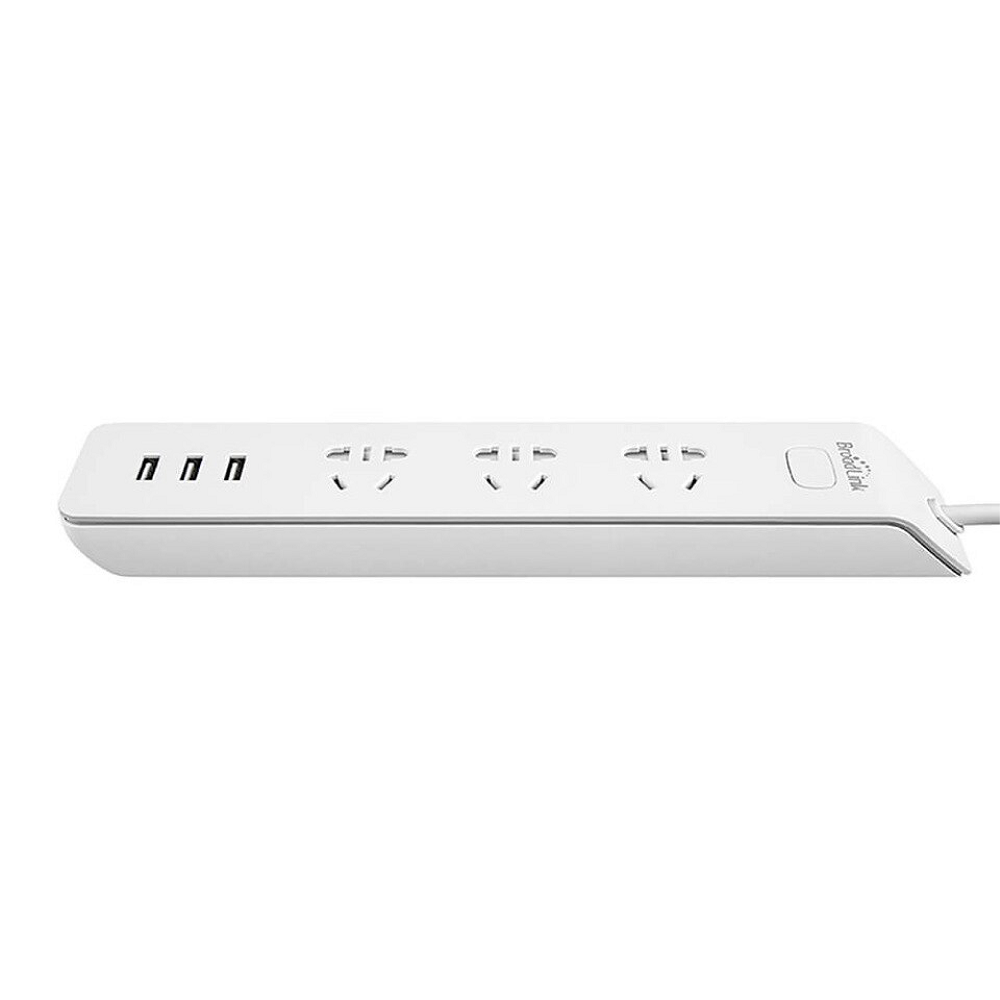 Ổ cắm kéo dài thông minh BroadLink MP2, kết nối Wifi, hỗ trợ Google và Alexa - Ảnh 2