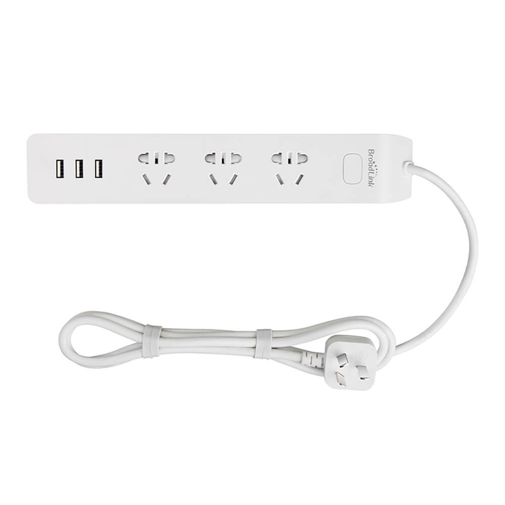 Ổ cắm kéo dài thông minh BroadLink MP2, kết nối Wifi, hỗ trợ Google và Alexa - Ảnh 4