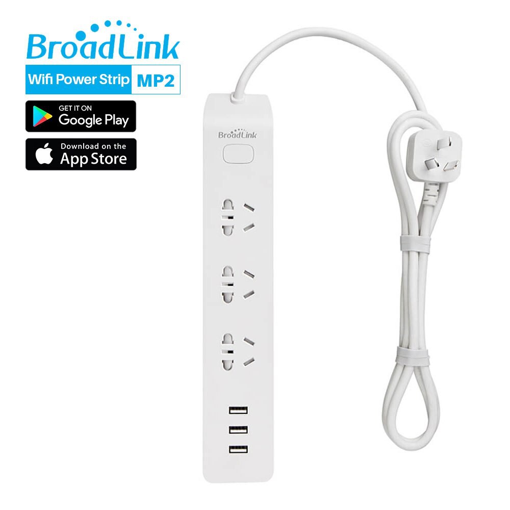 Ổ cắm kéo dài thông minh BroadLink MP2, kết nối Wifi, hỗ trợ Google và Alexa - Ảnh 6