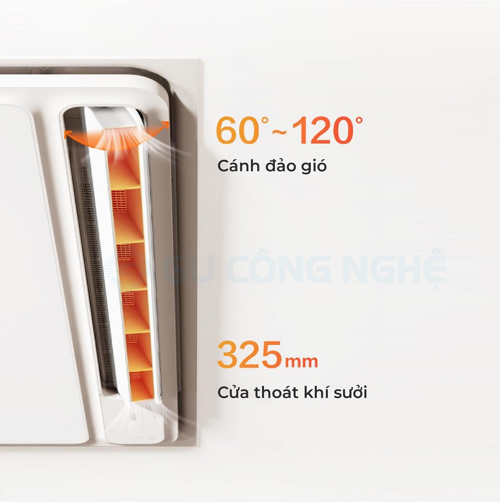 Đèn sưởi nhà tắm Aqara Bathroom Heater T1, hỗ trợ Apple HomeKit - Ảnh 5