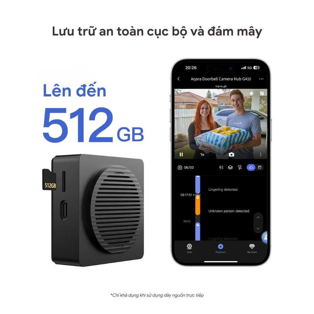Chuông cửa Camera Hub Aqara G410 2K hỗ trợ dùng Pin - Ảnh 12