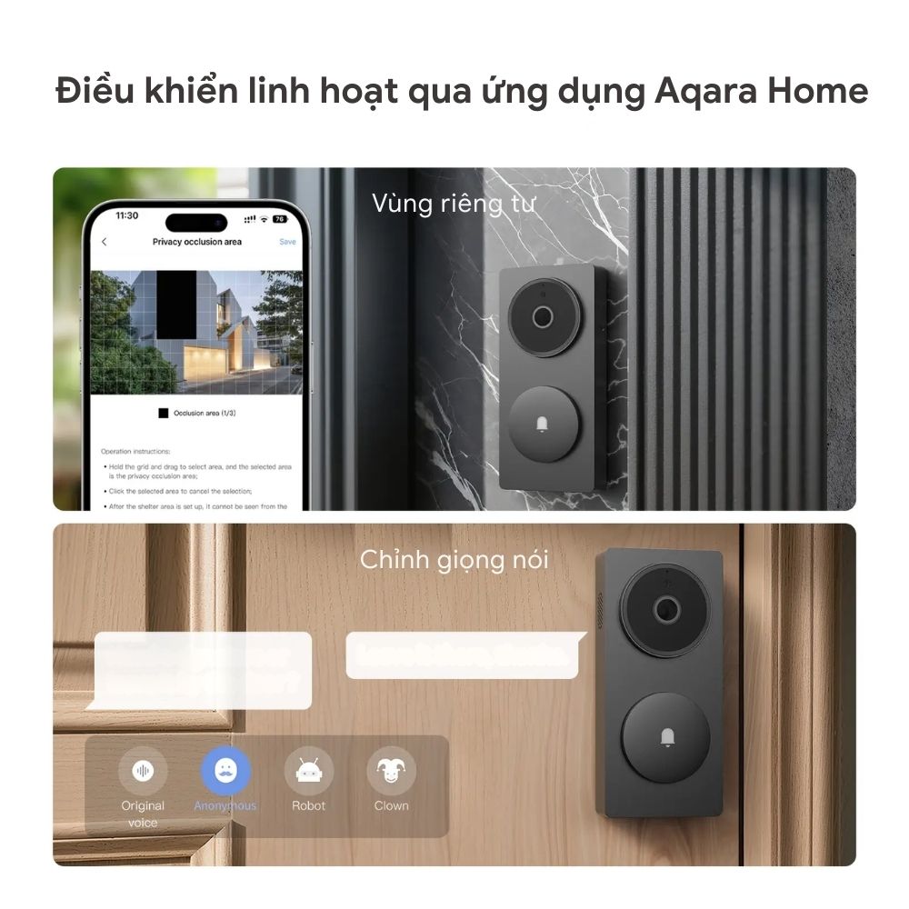 Chuông cửa Camera Hub Aqara G410 2K hỗ trợ dùng Pin - Ảnh 8